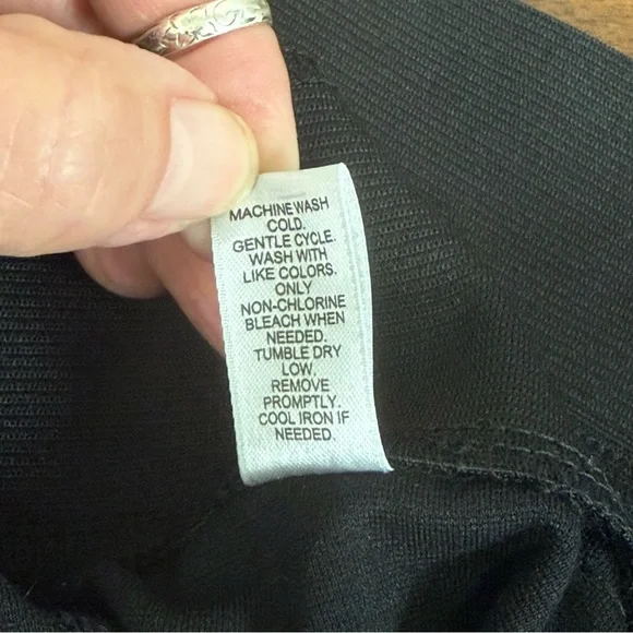 Cato Plus Size Black Stretch Pull-On Pants High Waist Slim Fit Work Casual 22W - Picture 5 of 6